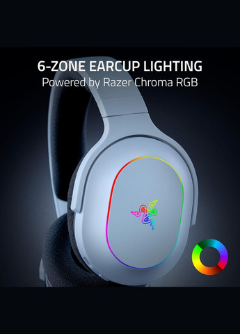 Гарнитура игровая Barracuda X Chroma, BT/WL, RGB, белый Razer (322843453)