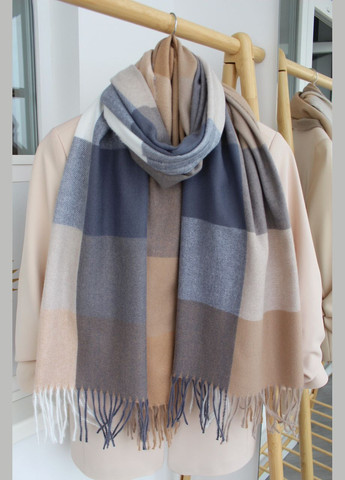 Кашеміровий шарф у клітку "Лана" 138038 Cashmere (322502081)