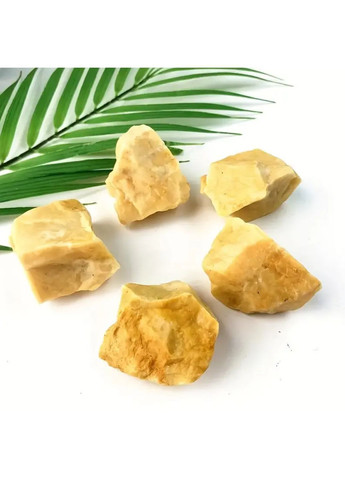 Необроблений камінь Жовтого авантюрину 1 шт, розмір каменя 30-35 мм No Brand (369653567)