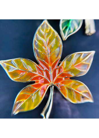 Значок Брошь Каштан Помаранчевий (6921) Dobroznak (365246778)