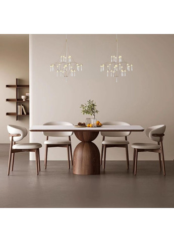 Люстра золота "CRYSTAL" арт-деко (918-L981 (600) GD) No Brand (370069919)