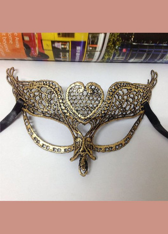 маскарадна one size золотистий Jannet Маска (322182808)