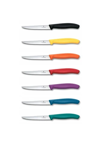 Нож кухонный бытовой Swiss Classic Steak синий 110мм Victorinox (396845958)