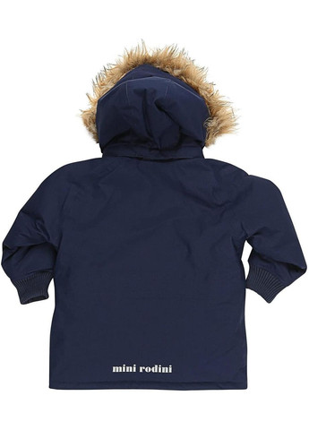 Синяя зимняя куртка зимняя expedition siberia jacket dark blue, темно-синий, рост 104/110 Mini Rodini