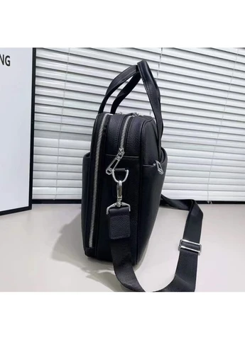 Кожаная мужская деловая сумка для ноутбука 40x27x10, офисный портфель 56901, Tiding Bag (392886849)