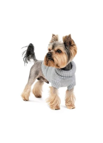Свитер Sam серый для собак, S Pet Fashion (333317069)
