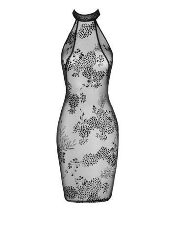 Чорна сукня f240 midi tulle dress with velvet straps, cherrylove Noir Handmade