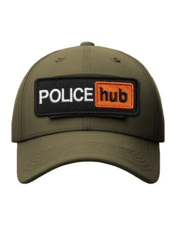 Набір шевронів 2 шт. на липучці Police hub 8,6х3,2 см вишитий патч нашивка шеврон поліції, Поліцейський Хаб IDEIA (386252801)