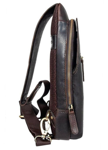 Сумка мужская планшет для документов рюкзак слинг в дорогу сумочка для телефона Темно-коричневый 34688 Ashwood (332612588)