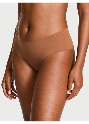 Трусики-чики жіночі безшовні No-Show Cheeky Panty коричневі Victoria's Secret (362461114)