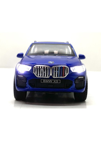 Машина Автосвіт BMW Х5 інерційна масштаб 1:32 відчиняються двері капот багажник 16,5см Синя (AP-1755) No Brand (302215622)