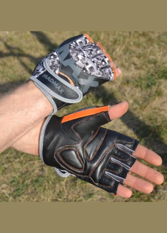 Перчатки для фитнеса MFG-831 Mti 83.1 Grey/Digital Camo (A-012776) Mad Max (329899450)