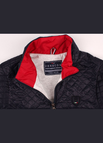 Синя демісезонна куртка 3632 темно синій Verscon