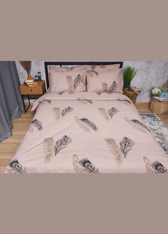 Підковдра Бязь Gold Люкс Євро 200 x 220 см (MS-870000308) Moon&Star Feathers (303576582)