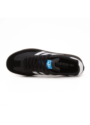 Білі кросівки чоловічі adidas samba og black white premium адідас самба білі демісезон No Brand