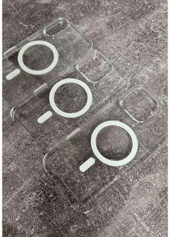 Прозрачный чехол Clear Case MagSafe+Animation для iPhone 16 с кнопкой для Айфон/Анимация No Brand (370269465)