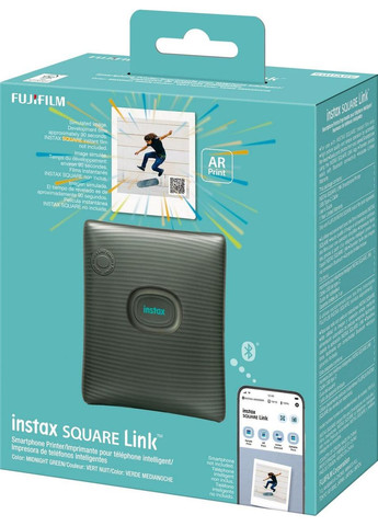Фотопринтер Instax Square Link Ash Green Fujifilm (370872687)