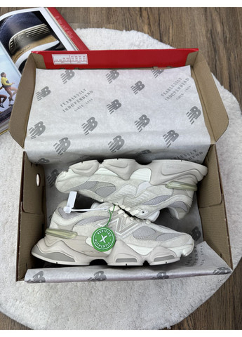 КРОСІВКИ ЖІНОЧІ NEW BALANCE 9060 GREY BEIGE НЬЮ БЕЛАНС 9060 No Brand сірі демісезони (369389002)