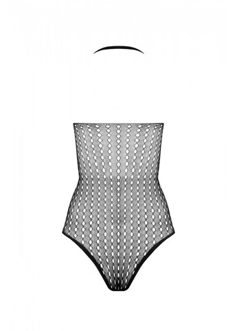 Бодистокинг из декольте BS088 black, имитация корсетной шнуровки Passion (297573268)