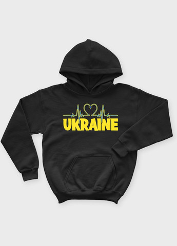 Худі з патріотичним принтом UKRAINE (HDKids-001-3-BL-005-1-099) Modno (290709216)
