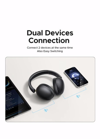 Бездротові повнорозмірні навушники Studio Max2 c Hi-Res + LDAC / Multipoint / 80 годин звуку Ugreen (341324926)