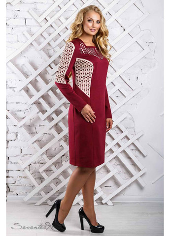 Темно-красное платье 862.2321 Seventeen