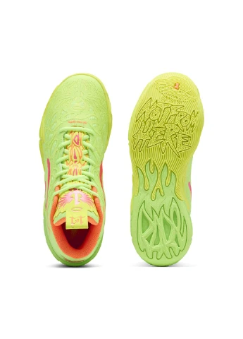 Желтые всесезонные кроссовки mb.04 gem basketball boots unisex Puma