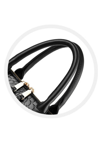 Модна жіноча сумка через плече з брелоком, сумочка під рептилію зміїна екошкіра Brettani (336552254)