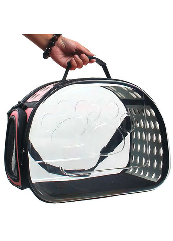 Прозрачная сумка-переноска для транспортировки животных Розовый (HA-930) No Brand (357492463)