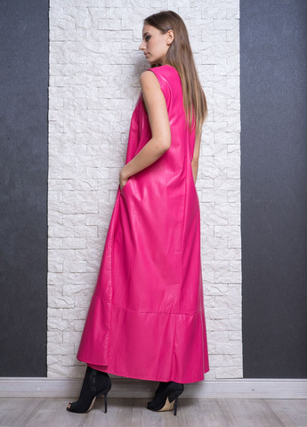 Рожева повсякденний, кежуал сукня а-силует You&You Jeans однотонна