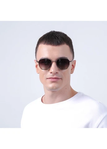 Сонцезахисні окуляри з поляризацією Фешн-класика чоловічі 382-480 LuckyLOOK 382-480M (322846367)