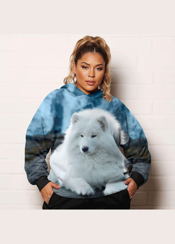 Женские худые батал с принтом пса Яскраво (323652191)