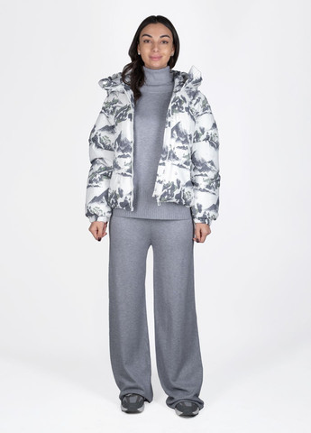 Серая зимняя куртка женская 344763 Power