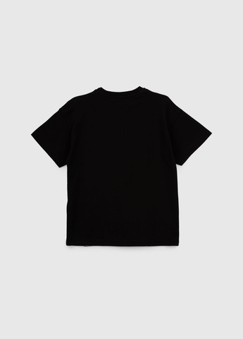 Черная летняя футболка Popito