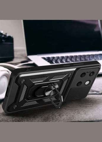 Ударопрочный чехол Camshield Serge Ring для Xiaomi 14 Pro Black No Brand (340064129)