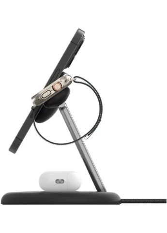 Зарядное устройство беспроводное 3в1 Magnetic Adjustable Pad Qi2 15Вт, Belkin (393443317)