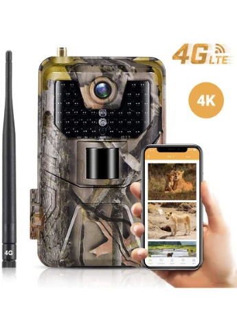 4G / APP Фотоловушка, камера для охоты HC-900Pro, 4K, 30Мп фото, с live приложением iOS / Android Suntek (376267555)