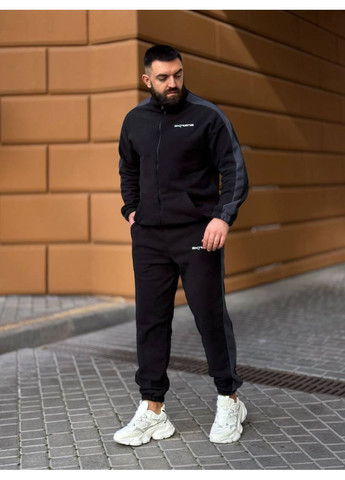 Теплый мужской костюм на змейке из флиса Fashion (366669085)