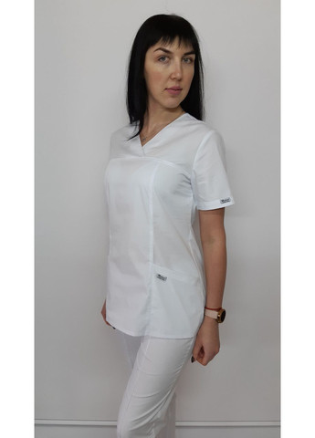 Женский хирургический костюм Классик Котон короткий рукав 54, Оранжевый No Brand (361359959)