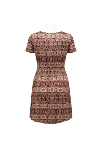 Комбінована повсякденний сукня коричнево-сірий Tom Tailor з абстрактним візерунком