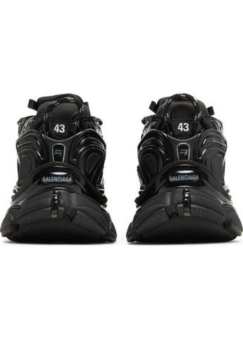 Чорні кроссовки runner sneaker black - 677403 w3rb1 1000 No Brand