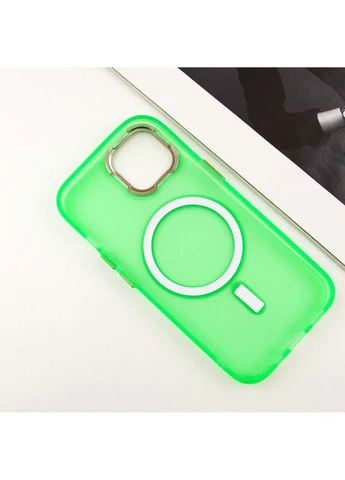 Чехол TPU+PC Lily with MagSafe для Apple iPhone 14 (6.1") Neon Green No Brand (382865810)