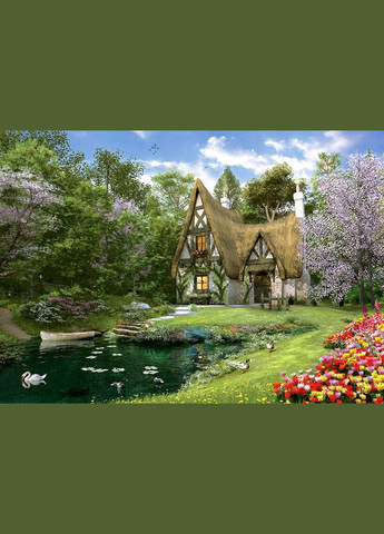 Пазл 3000 эл. "Anatolian" (Турция) / Коттедж у весеннего озера No Brand (342416758)