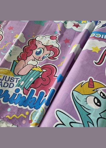 Постельное белье My Little Pony Бязь Полуторное на резинке MERISET (338625307)