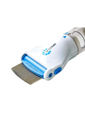 Расческа электрическая для удаления вшей блох гнид V-Comb гребень для вычесывания с вытяжкой No Brand (316034712)