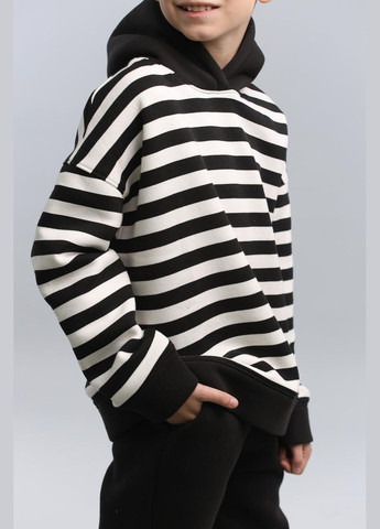 Черный демисезонный костюм подростковый на флисе брючный IRmAS оверсайз