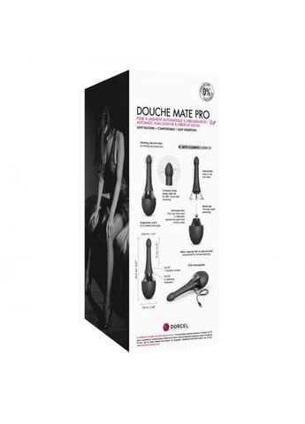 Автоматический анальный душвибратор Douche Mate Pro 200 мл Dorcel (315339818)