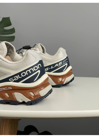 Білі Осінні кросівки чоловічі і жіночі salomon xt-6 soft ground white | саломон хт-6 софт граунд білі No Brand