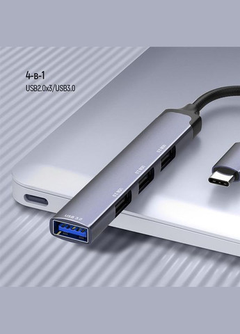 USB-хаб СolorWay USB Type-C 4-в-1 (CW-HUB04) Colorway (336957362)