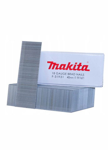 Паркетные гвозди F31931 (1.2х40 мм, 5000 шт) для гвоздезабивних пневмопистолетов (6429) Makita (263434046)